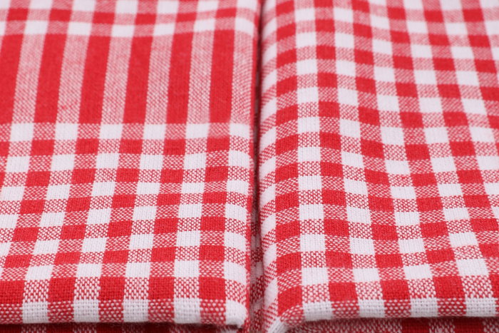 Hermia Juego de toallas Pötikareli - Rojo y Blanco Hermia Juego de toallas Pötikareli - Rojo y Blanco